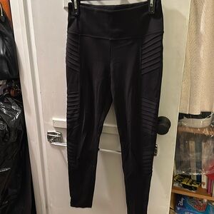 Athleta Delancy moto tight Black